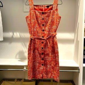 Ann Taylor Orange Dress size 8